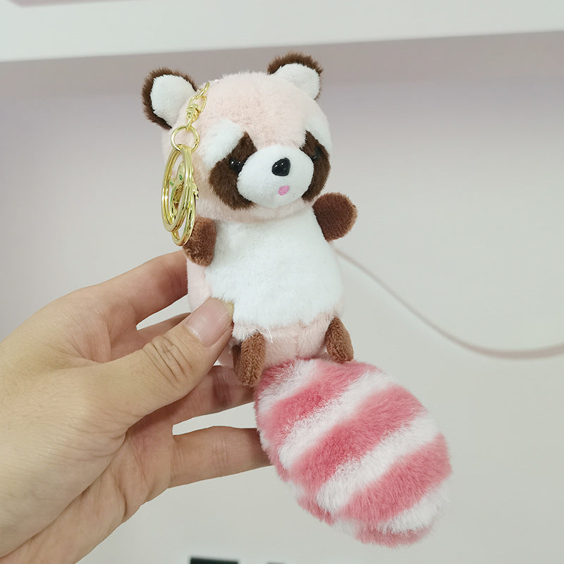 Wholesale Raccoon Plush Doll Keychain